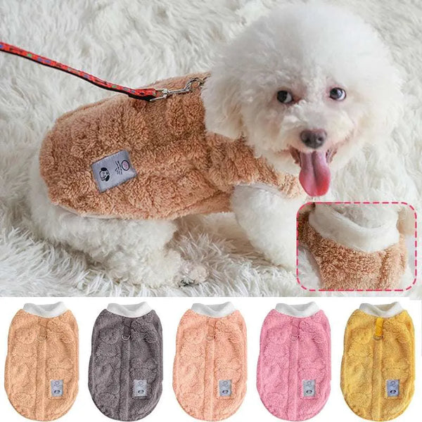 Suéter polar de invierno para perros y gatos | Suave, cálido y cómodo