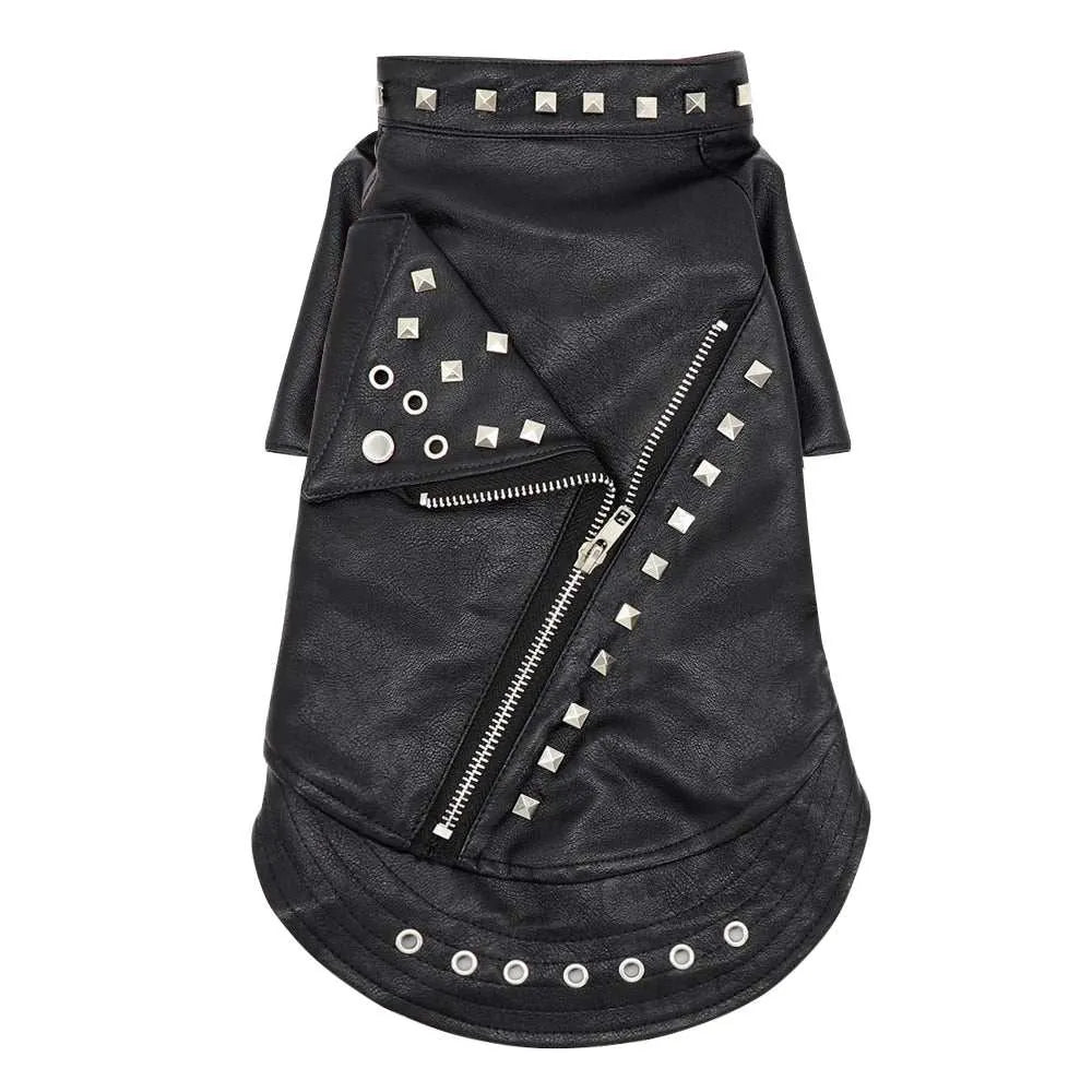 Veste d’hiver pour chiens | Style cuir chic et protection optimale